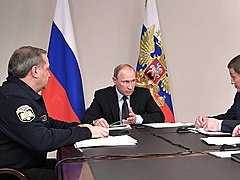 Владимир Путин провел совещание о мерах по ликвидации последстви